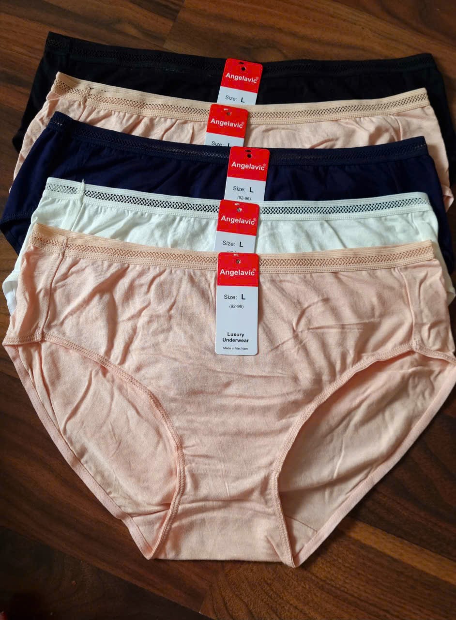 Block 5 cái quần lót nữ lưng cao cotton  hàng Việt Nam Q59