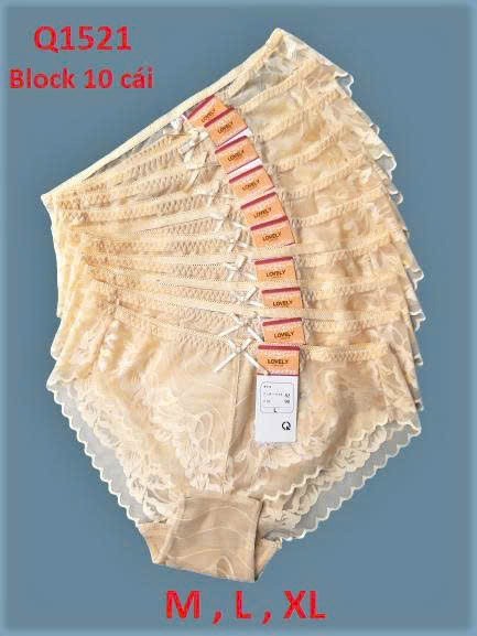 Block 5 cái quần ren 1521 hãng Lovely