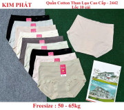 Block 5 cái quần cotton lụa lưng cao chuẩn đẹp mã 2442