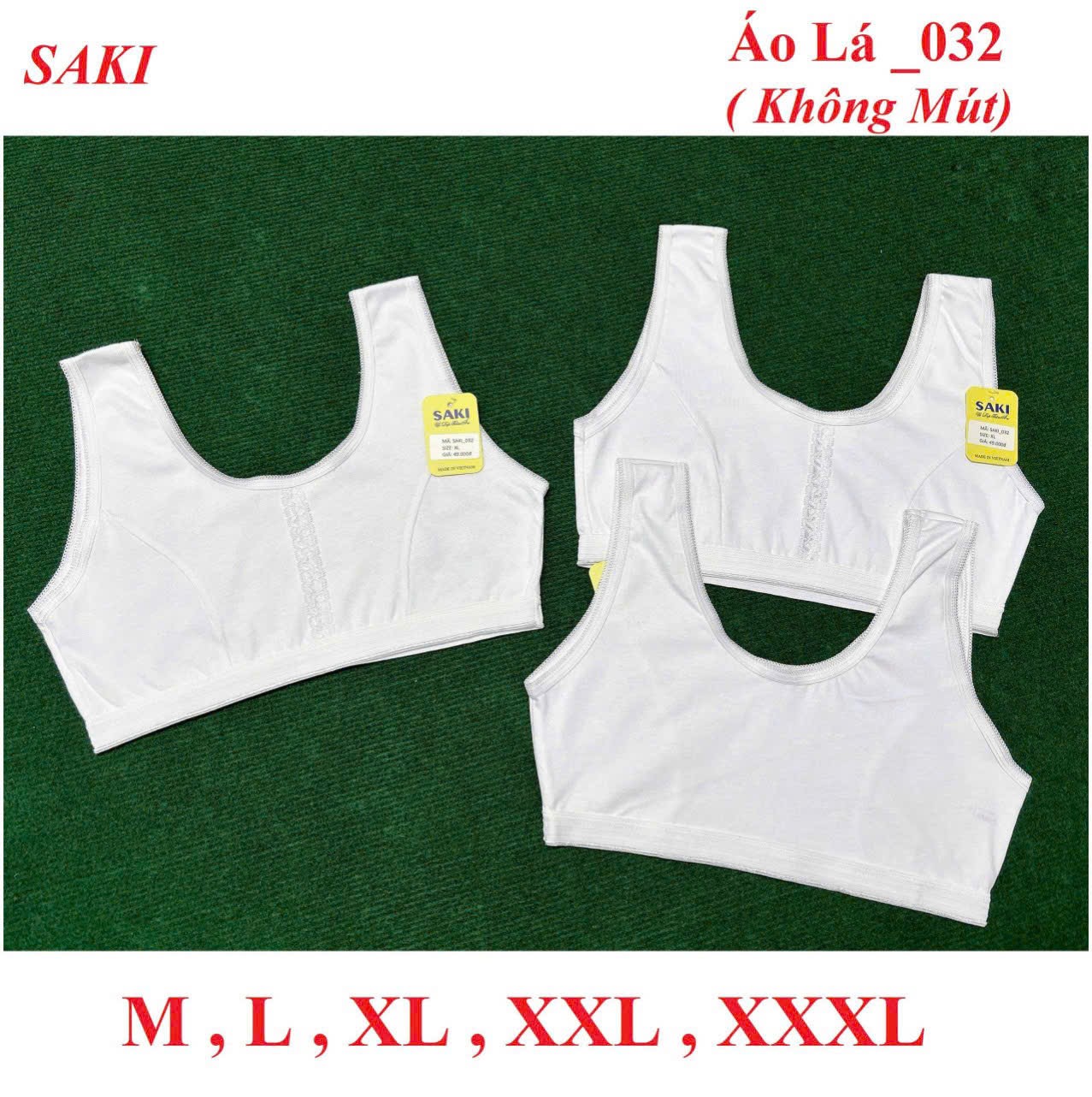 Áo lá học sinh cotton 2 lớp không mút hàng Việt Nam mã 032