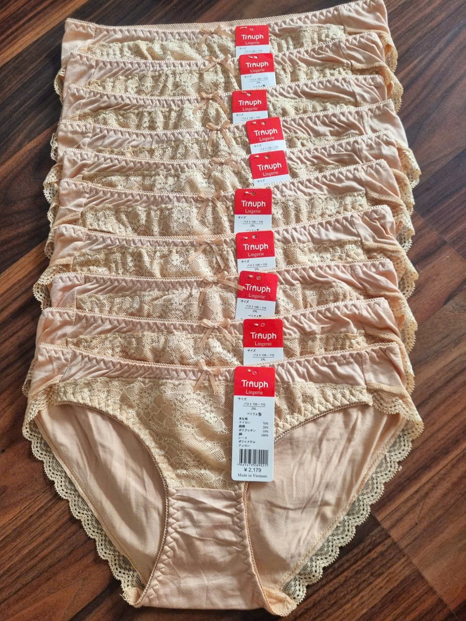 Block 5 cái quần lót cotton hàng Việt Nam mã VN03